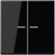 Jung A10921STRFSW KNX RF button 2f.Duroplast series A black