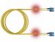 ZVK EasyLan LSD01100100 LWL LED Patchkab Duplex SCD/SCD E09/125 OS2 gelb 10m