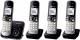 Panasonic KX-TG6824GB DECT Telefon mit AB QUATTRO schnurlos schwarz