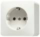 Jung 620A AP socket, white, 620 A