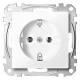 Merten MEG2401-0325 SCHUKO socket SK active white glossy System M