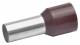 Klauke 178BR Aderendhülse isoliert 25qmm 16mm braun DIN46228-4