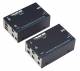 BlackBox ACU5502A-R3 Wizard SRX Dual DVI-D plus USB Extender DVI-D bis max.Full HD USB 1.1 transparent FullSpeed 12Mbps Stereo Audio maximal 50m über CAT6/7 Kabel