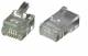 TP connector TP, unshielded, RJ-45, 100 pack, for round cable
