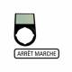 Moeller 256794 EATON M22S-ST-F10 Träger+Schild ARRET MARCHE 