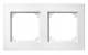 Merten 488219 M-PLAN II-Rahmen 2fach bündiger Einbau polarweiß