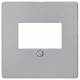 Siemens 5TG12562 cover 55x55mm , TAE / speaker alu-