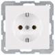 Berker 41436089 SCHUKO socket outlet , polar white, including