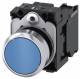 Siemens 3SU11500AB501BA0 Drucktaster 22mm rund blau Druckknopf 1S