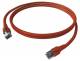 ZVK EasyLan CP1KRDRDR0050 FlexBoot Kat.6 Patchkabel Kl.EA geschirmt rot 5,0m