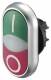 Moeller 284814 EATON M22-DDLF-GR-X1/X0 double push button cable. flat 