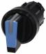 Siemens 3SU10022BL500AA0 toggle switch illuminated 22mm round blue