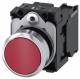 Siemens 3SU11500AB201BA0 Drucktaster 22mm rund rot Druckknopf 1S