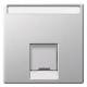 Merten MEG4573-0460 central plate for connector 1-gang, aluminum, system M