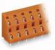 WAGO 736-812 double-decker terminal strip for circuit boards 0.08-2.5 mm² orange