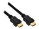 InLine HDMI HS Eth. St/St, sw/gold, 0,5m