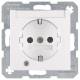 Berker 41108989 SCHUKO, m.Kontroll LED u.Beschriftungsfeld S.1