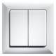Eltako FT55H-wg FoH-Funktaster w glänze. mit Wippe und Doppelwippe 30000596