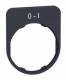 Schneider Electric ZBYFP2178 Schneider label holder 40x50mm, with label 0-I