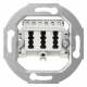 Merten 465236 FM outlet TAE 3x6NFN, white UNIVERSAL