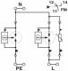 Phoenix Contact 2905466 Phoenix FLT-SEC-T1+T2-1S-350/25-FM Blitzstrom/Überspannungsab.Komb.