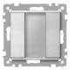 Merten 627560 Taster 1fach plus aluminium System M