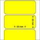 OEM-Factory Labels - Thermal 32 x 22mm, perm, BP, K40, YELLOW.