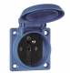 Abl Sursum 1662052 ABL Outlet blue IP54, F / B Earth Screw m.BS