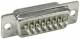 Harting D-Sub pin header 09670155615 15-pin