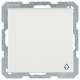 Berker 6768776089 socket with protective contact pin and hinged cover Q.1 polar white