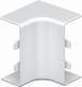 OBO Bettermann 6154360 OBO's WDK HI20050RW corner cover, PVC pure white 20x50mm 9010 6.15436 million