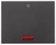 Berker 14177106 Wippe mit roter Linse und Aufdruck 0 K.1 anthrazit matt