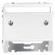 Merten MEG4540-6035 inclined outlet with lotus white label