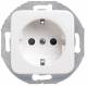 Busch Jaeger 2CKA002011A2183 Busch-Jaeger Schuko socket support ring 20 EUCRD-214 Reflex silver alpine white