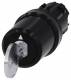 Siemens 3SU10005PM010AA0 key switch BKS 22mm round trigger: O