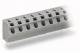WAGO 254-552 1-wire terminal strip for circuit boards 0.5-2.5 mm² gray