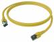 ZVK EasyLan CP1KYBYBY0010 FlexBoot Kat.6 Patchkabel geschirmt gelb 1,0m