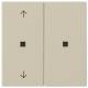 GIRA 510801 KNX RF Bedienaufs.2f Pfeile System 55 Cremeweiß