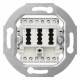 Merten 465226 FM outlet TAE 2x6/6NF/F, white UNIVERSAL
