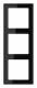 Jung LS983SW Rahmen 3fach LS/FD-design schwarz