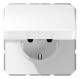 JUNG CD1520BFKLWW SCHUKO socket m.Klappd.16A 250V CD alpine white