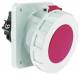 Bals mounted receptacle inclined TE 12104, 125A 4p 6h 380-415V 50-60Hz IP67