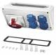 Gustav Hensel 4012591112914 Hensel Mi CB 17 Connection Box 4xSchuko+CEE 32A 5polig 400V 6h