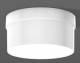 RZB plastic lamp 60W satin, 22141,002 diameter 200 mm white