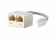 Adapter UAE - RJ45-Stecker auf 2xRJ45-Buchse 8(4)