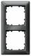 Siemens Rahmen 2-fach 5TG25526 DELTA line carbonmetallic 80mm