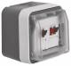 Berker 11963515 stereo speaker junction box W.1 light gray