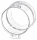 Siemens 3SU19000DA700AA0 Sealable cap for flat pushbutton, clear