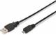 Digitus AK-300110-018-S ASSMANN USB 2.0 Kabel Typ A-mikro B 1.8m USB 2.0 sw.