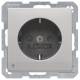 Berker 41096084 Steckdose SCHUKO+LED Q.1/Q.3 alu samt lackiert